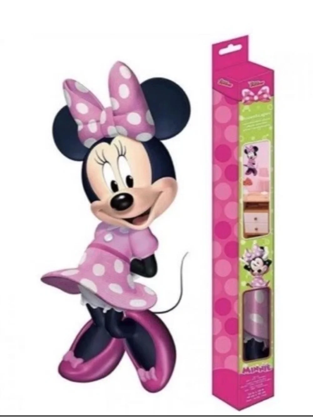 Minnie Mouse Girls 24pcs Puzzles, Jump Rope, Lanterns, Wall Decal & Door Poster